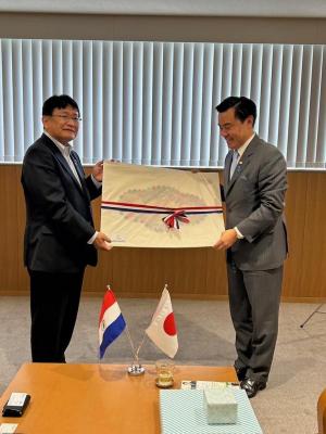 駐日パラグアイ特命全権大使 マリオ・トヨトシ氏 表敬訪問