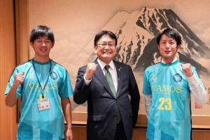 JFA第19回全日本ビーチサッカー大会 バモスアラカーサ千葉 出場報告 表敬訪問