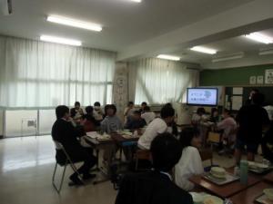 「市民の日特別メニュー」学校給食試食会