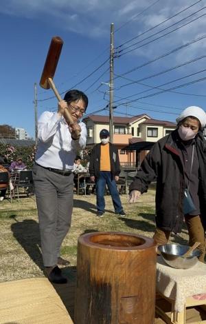 山王町西町内会 もちつき大会