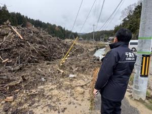 令和6年能登半島地震・奥能登豪雨被災地視察（珠洲市）