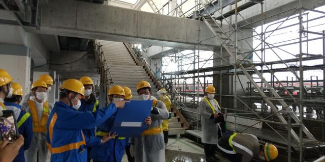 幕張豊砂駅視察