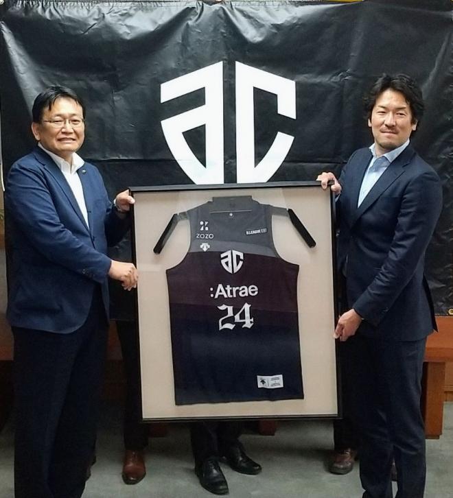 アルティーリ千葉表敬訪問