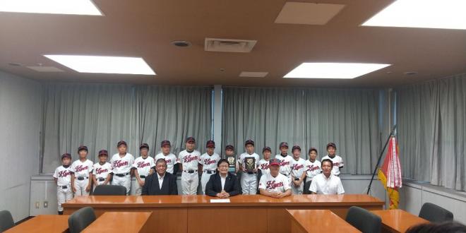 大森フライヤーズ表敬訪問