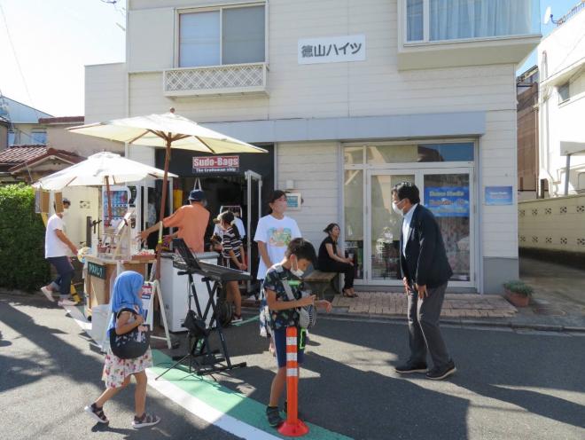 千葉公園通り歩行者天国視察