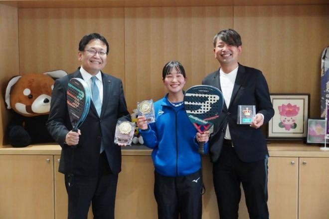 ジュニアパデル内海選手