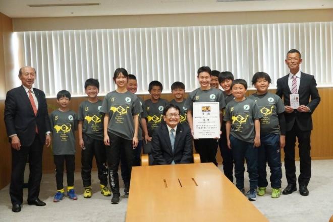 アベーリャス千葉フットボールクラブ表敬訪問