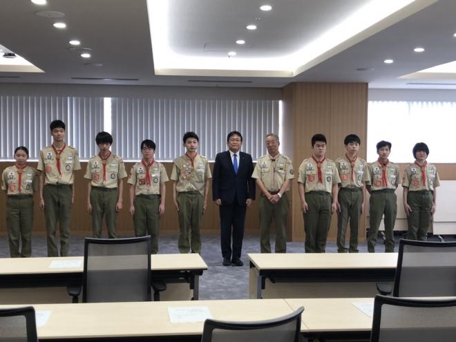 千葉県連盟千葉地区「菊章・隼章」受章スカウト