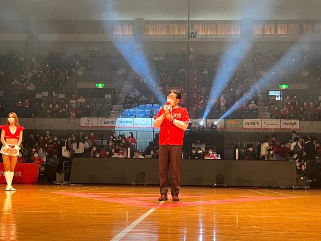 千葉ジェッツ激励感染