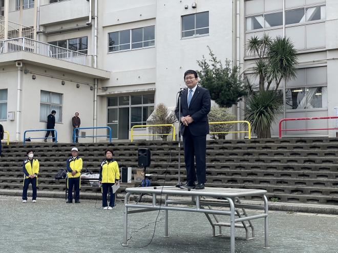 桜木小地区スポーツ団体連絡協議会主催総合開会式