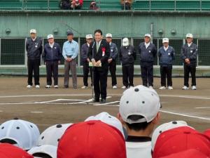 第48回千葉市少年軟式野球協会春季中央大会開会式