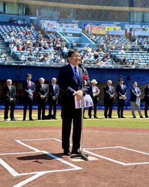 第25回千葉市少年軟式野球協会低学年中央大会（読売新聞旗）総合開会式