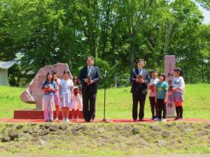 加曽利貝塚E地点・B地点発掘100周年記念式典