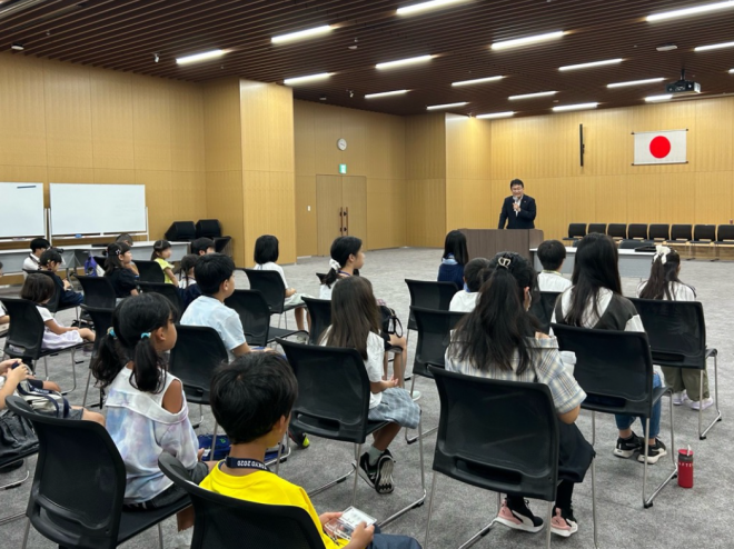 家族の職場訪問