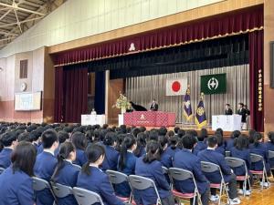 千葉市立稲毛高等学校・稲毛国際中等教育学校入学式