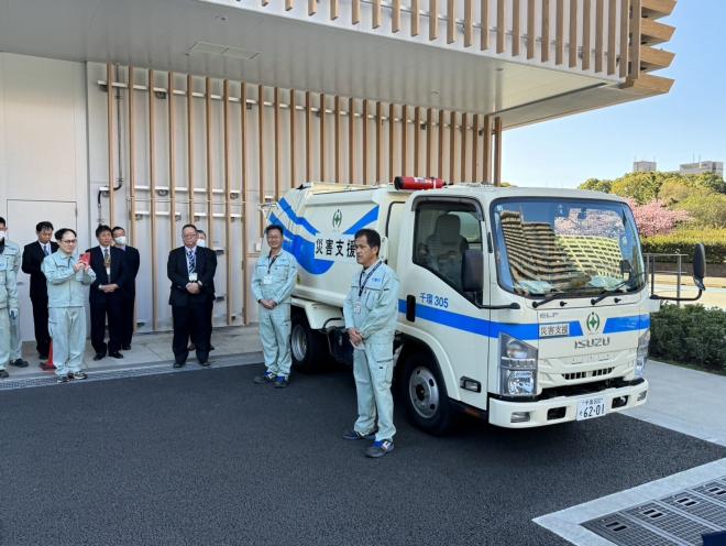 被災地職員派遣出発式（環境局）