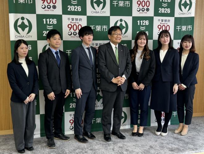 まくはリンピック金賞受賞者市長ミーティング