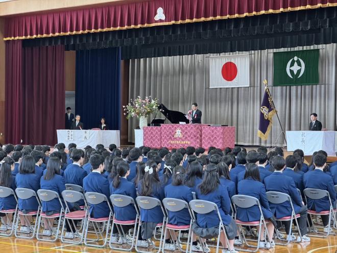 千葉市立稲毛高等学校卒業証書授与式