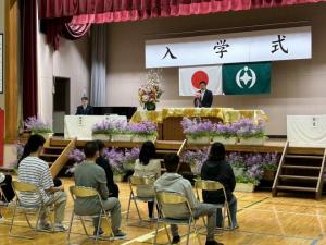 令和6年度真砂中学校かがやき分校入学式