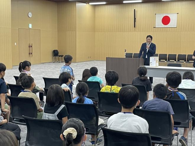 家族の職場訪問