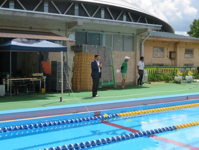 第75回千葉市民総合体育大会（第65回水泳競技の部）開会式