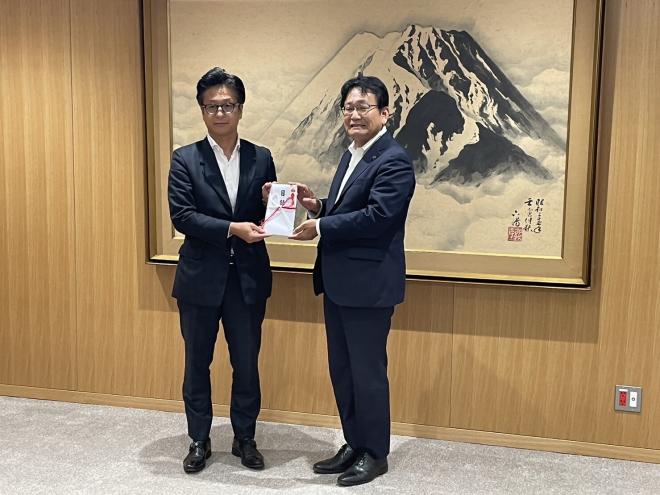 株式会社キーペックス寄附金贈呈式