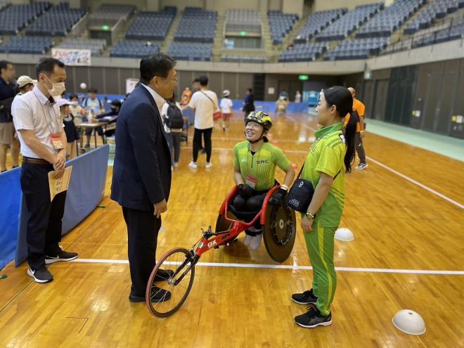 パラスポーツフェスタちば2023視察