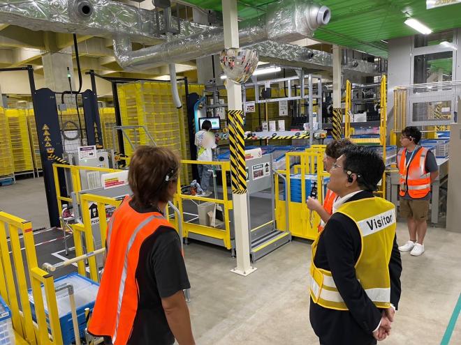 Amazon千葉みなとフルフィルメントセンター視察