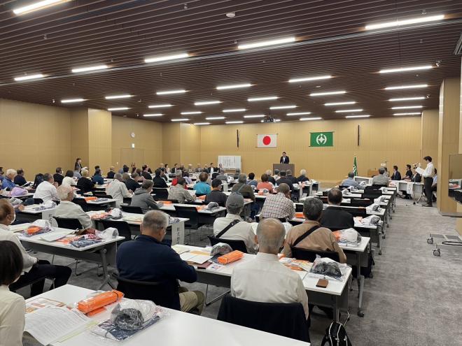 第35回全国健康福祉祭えひめ大会（ねんりんピック笑顔のえひめ2023）結団式