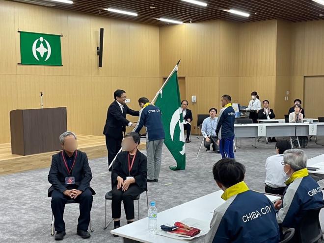 特別全国障害者スポーツ大会千葉市代表選手団結団式