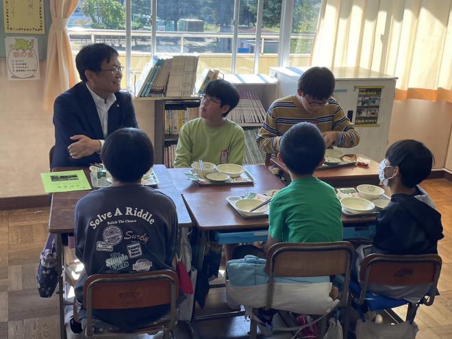 「市民の日特別メニュー」学校給食試食会
