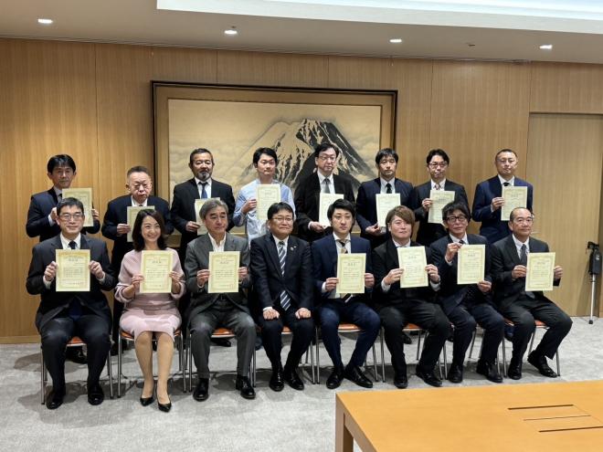 令和5年度「千葉市トライアル発注認定事業」認定証授与式