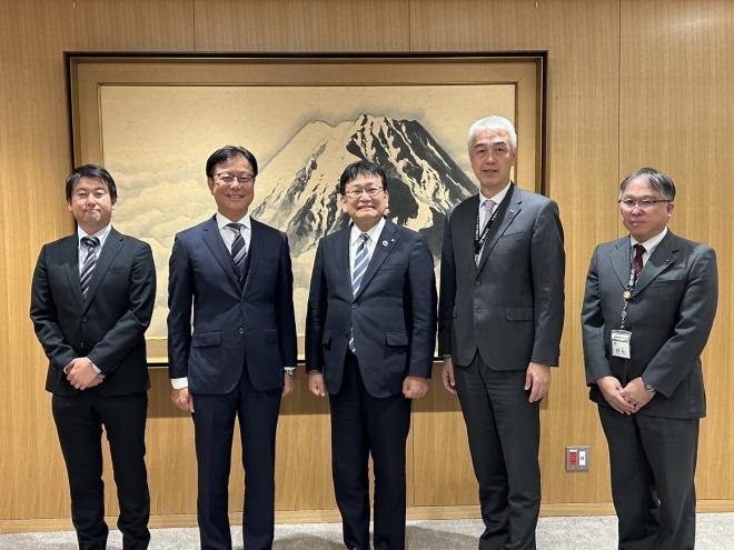 株式会社マクニカ企業版ふるさと納税寄附に係る表敬訪問