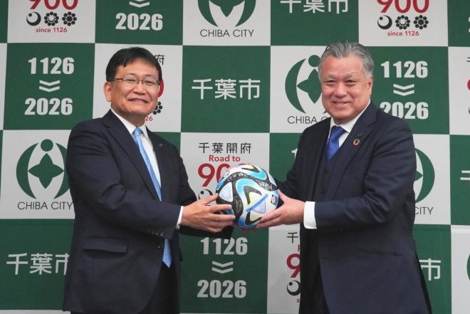 公益財団法人日本サッカー協会との包括連携協定締結式