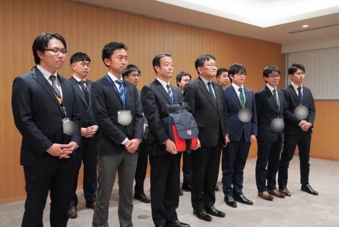 令和6年能登半島地震被災地職員派遣出発式