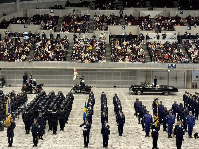 令和6年千葉県警察年頭視閲