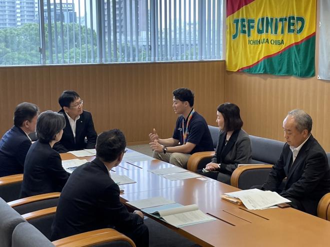 2023年スペシャルオリンピックス夏季大会・ベルリン派遣に係る表敬訪問