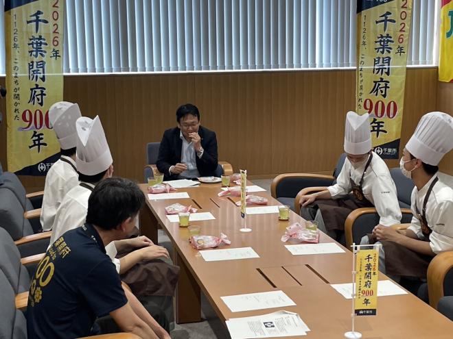 ハッピー製菓調理師専門学校表敬訪問