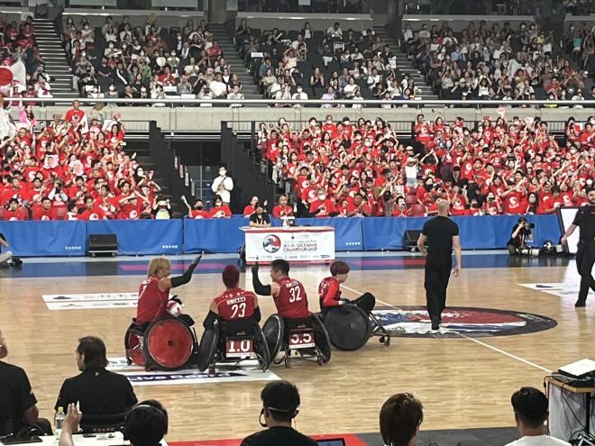 2023車いすラグビーアジア・オセアニアチャンピオンシップ決勝戦観戦