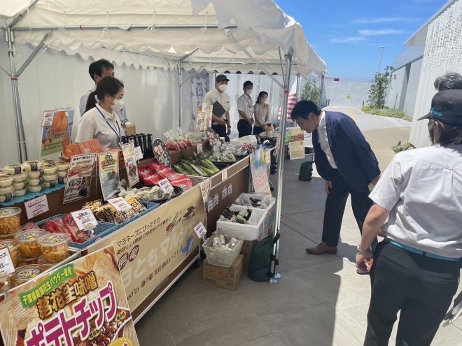 幕張豊砂ウォーカブル社会実験視察