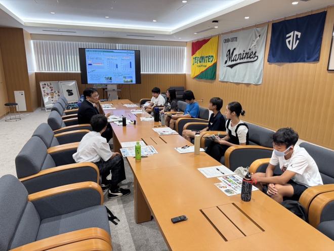 市長と語ろう会（中学生向け）当日写真