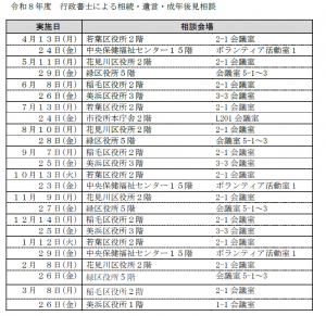 R8行政書士による相続遺言成年後見相談