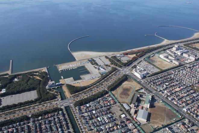 航空写真（検見川地区）1