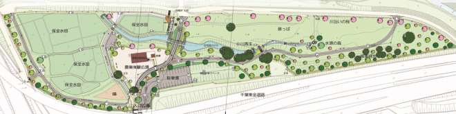 小川・田んぼエリア