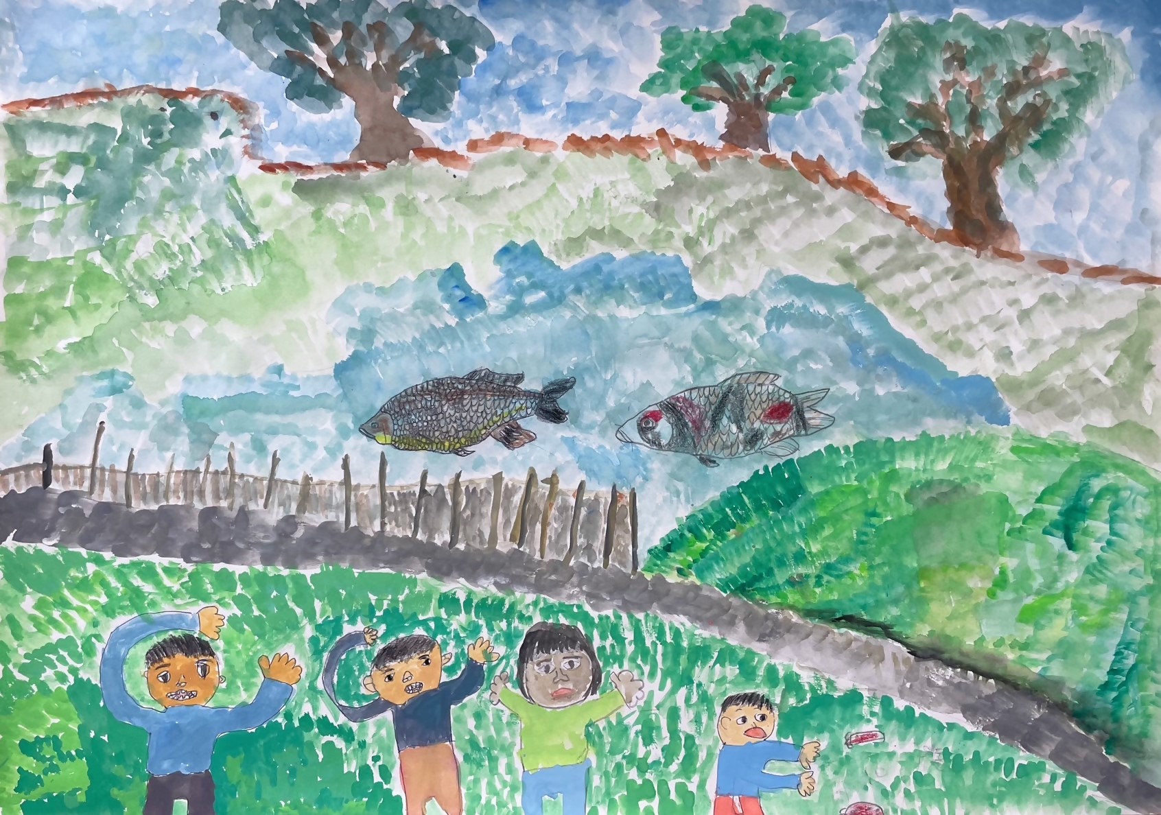 緑と水辺の児童絵画2026入選賞10