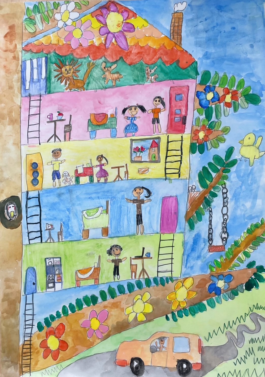 緑と水辺の児童絵画2026入選賞4