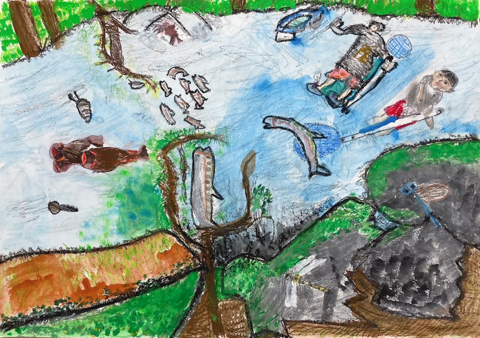 緑と水辺の児童絵画2026特選賞3