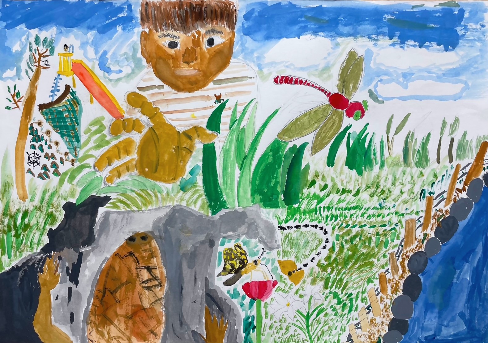 緑と水辺の児童絵画2026特選賞6