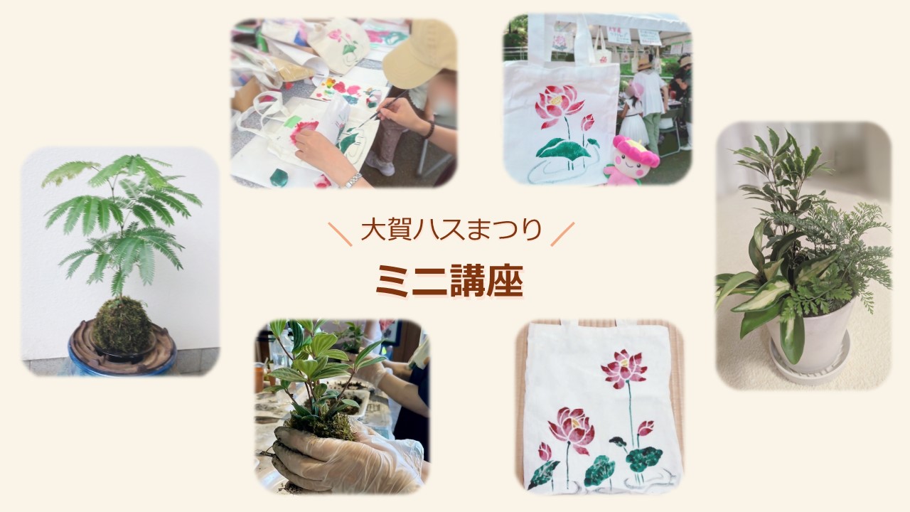 大賀ハスまつりミニ講座2026