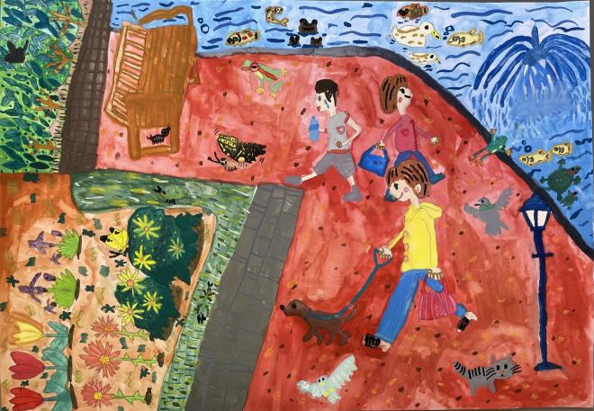 にぎやかな公園　橋本